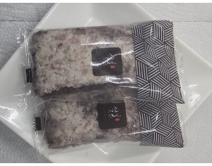 찰흑미땅콩시루